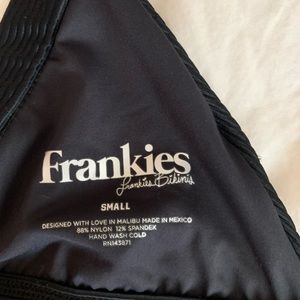 Frankies Ribbed Bikini Top